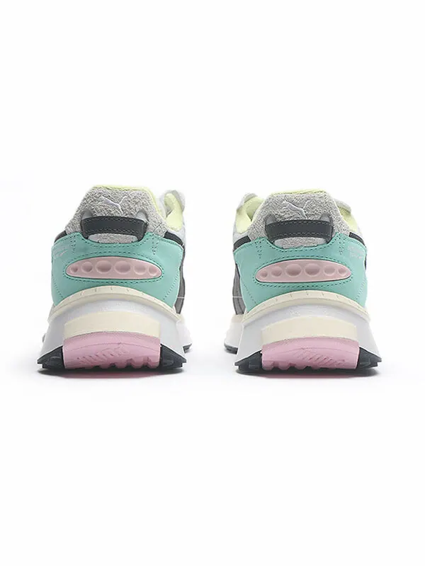 Кроссовки wild rider 'layers - white ebony' Puma — изображение 4 из 4, черный/зеленый