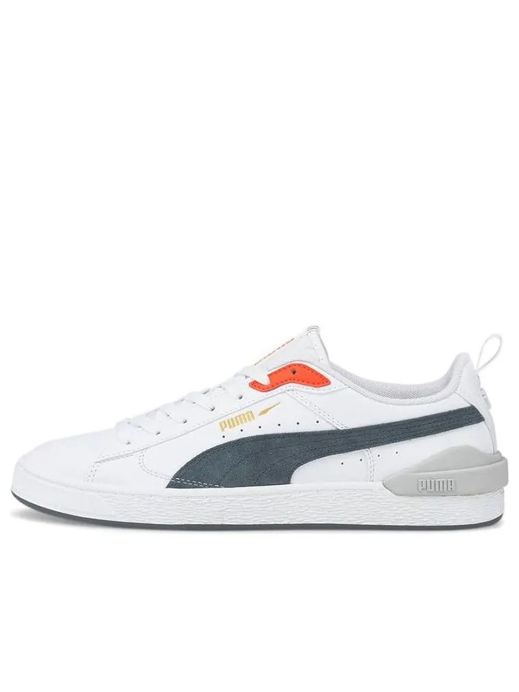 Кеды PUMA Suede Bloc 'White Dark Slate' — изображение 1 из 5, белый