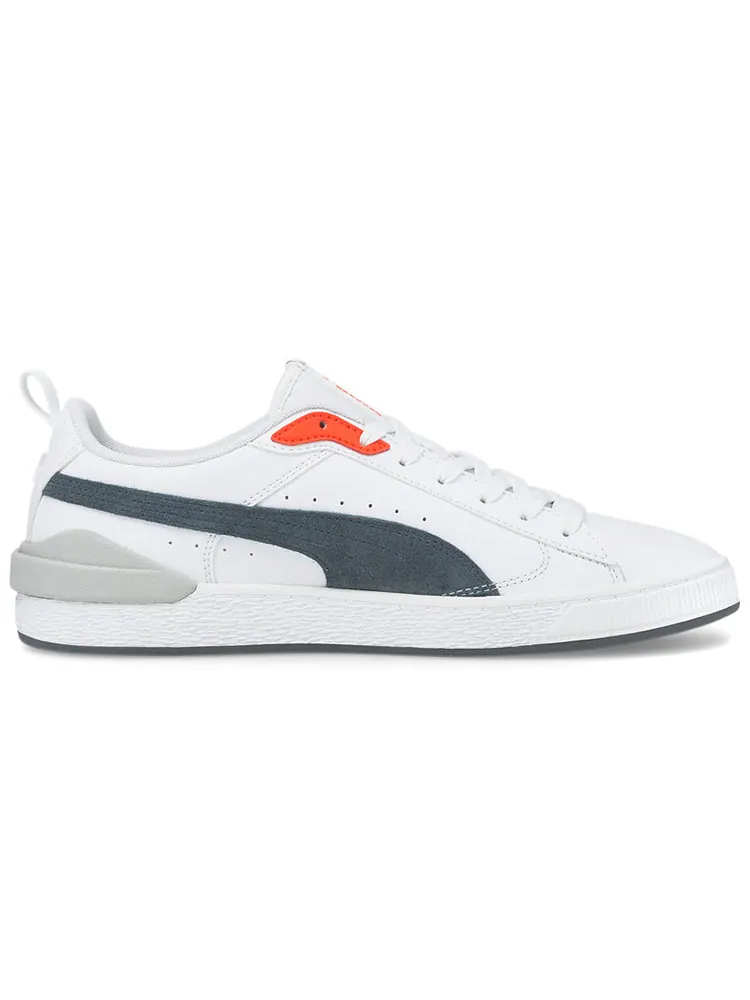 Кеды PUMA Suede Bloc 'White Dark Slate' — изображение 3 из 5, белый