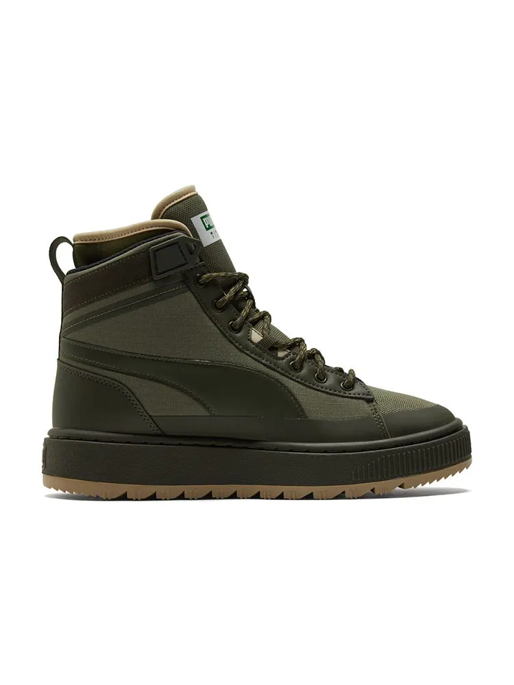 Кеды PUMA Unisex Suede Mid WTR Sneakers Green — изображение 2 из 6, коричневый