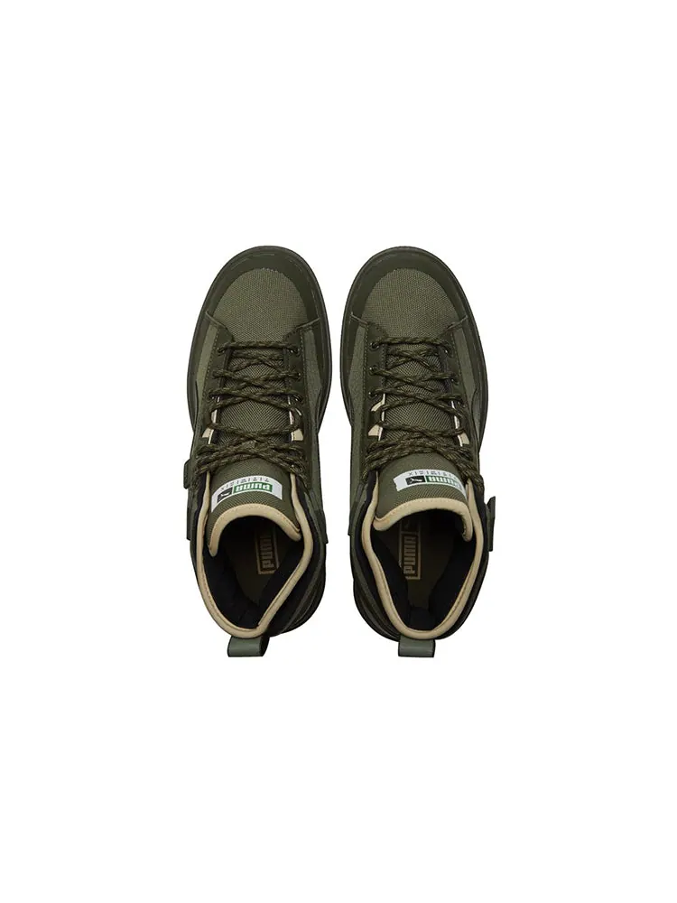 Кеды PUMA Unisex Suede Mid WTR Sneakers Green — изображение 4 из 6, коричневый