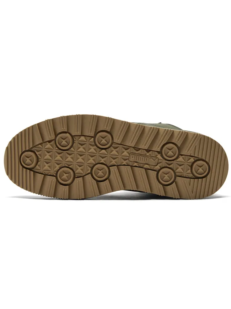 Кеды PUMA Unisex Suede Mid WTR Sneakers Green — изображение 6 из 6, коричневый