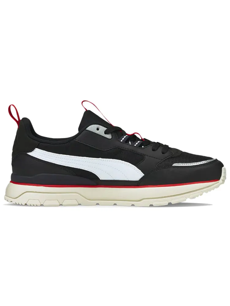 Беговые кроссовки PUMA R78 Trek 'Black White' — изображение 2 из 5, красный