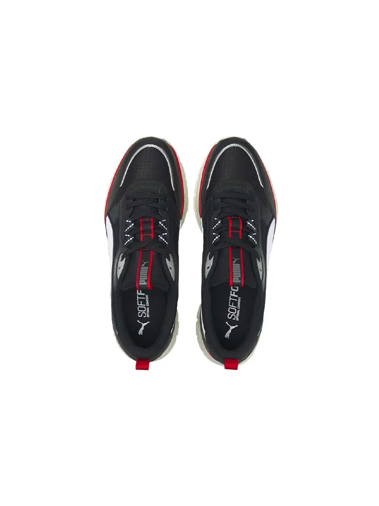 Беговые кроссовки PUMA R78 Trek 'Black White' — изображение 3 из 5, красный