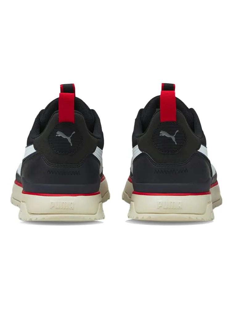 Беговые кроссовки PUMA R78 Trek 'Black White' — изображение 4 из 5, красный