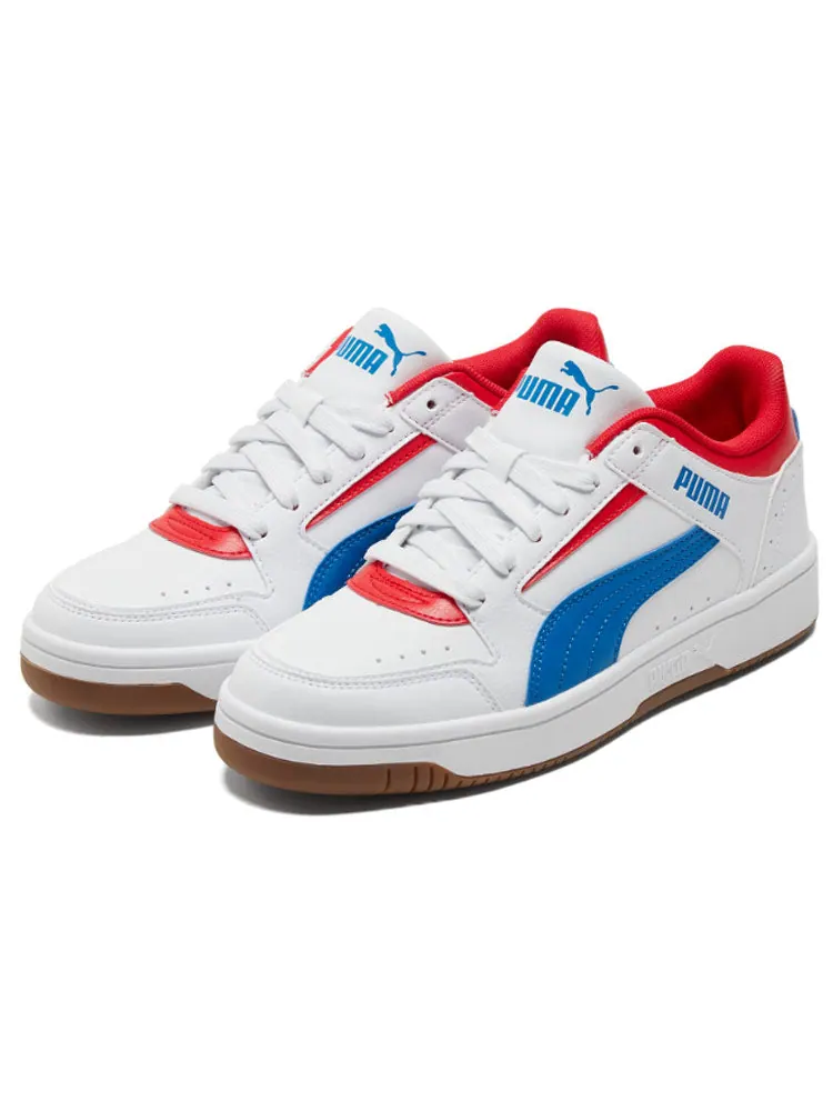 Кеды PUMA Rebound Joy Low 'White Future Blue High Risk Red' — изображение 3 из 4, красный