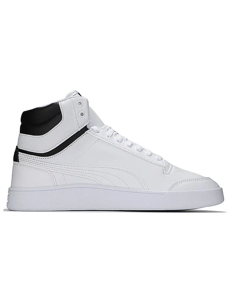 Кеды PUMA Shuffle Mid 'White Black Gold' — изображение 2 из 4, белый