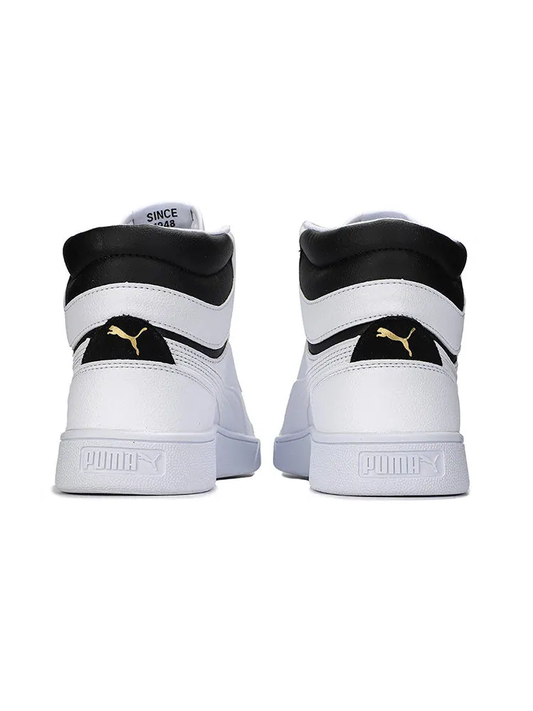 Кеды PUMA Shuffle Mid 'White Black Gold' — изображение 3 из 4, белый