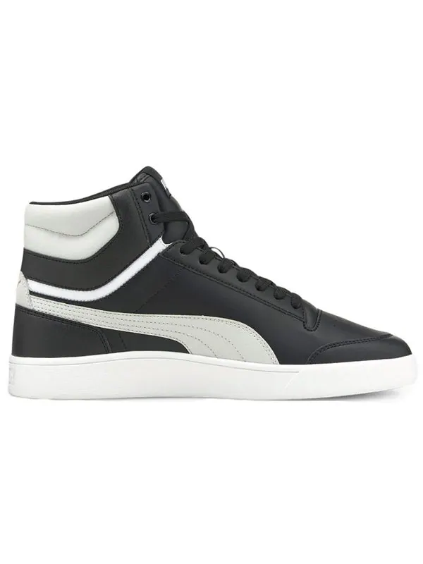 Кроссовки shuffle mid 'black white' Puma — изображение 2 из 4, черный/белый