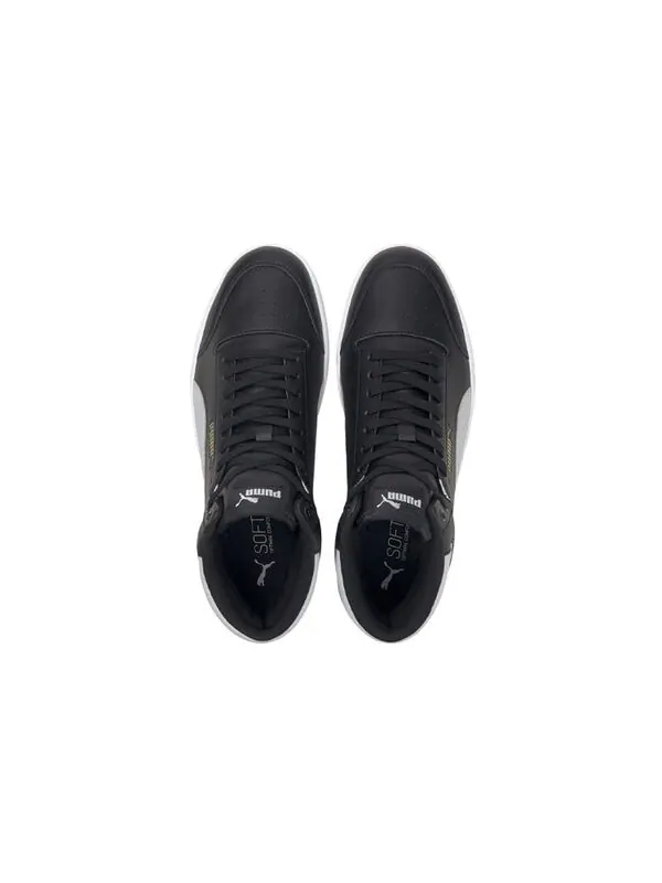 Кроссовки shuffle mid 'black white' Puma — изображение 3 из 4, черный/белый