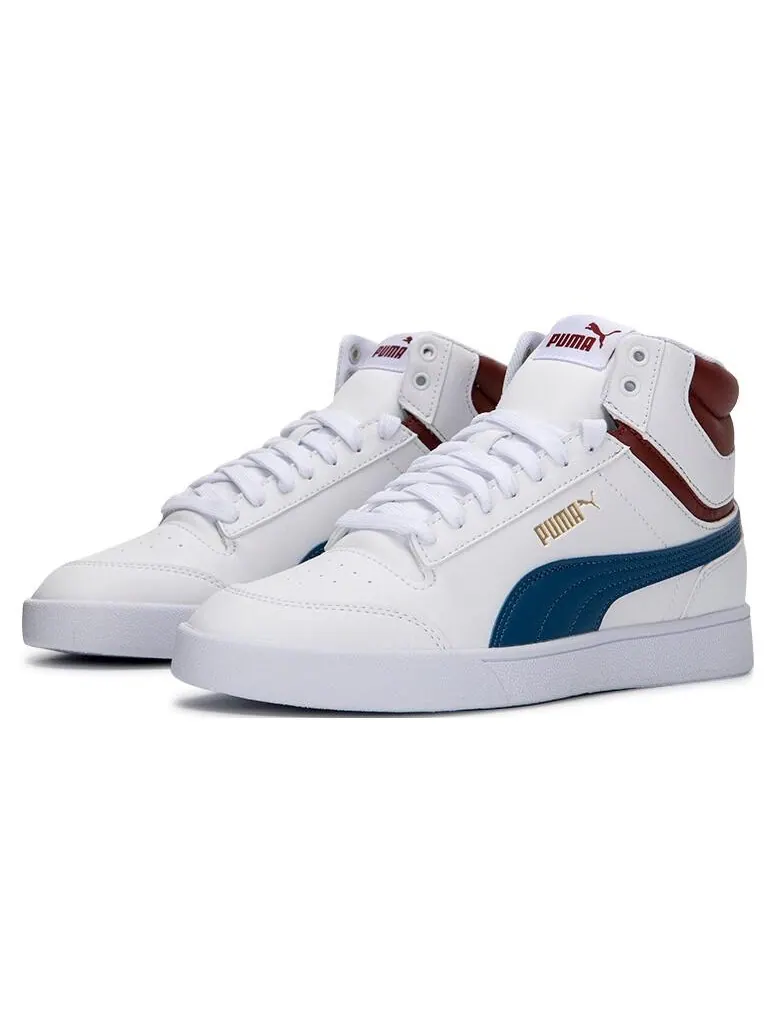 Кеды PUMA Shuffle Mid 'White Lake Blue' — изображение 2 из 5, белый