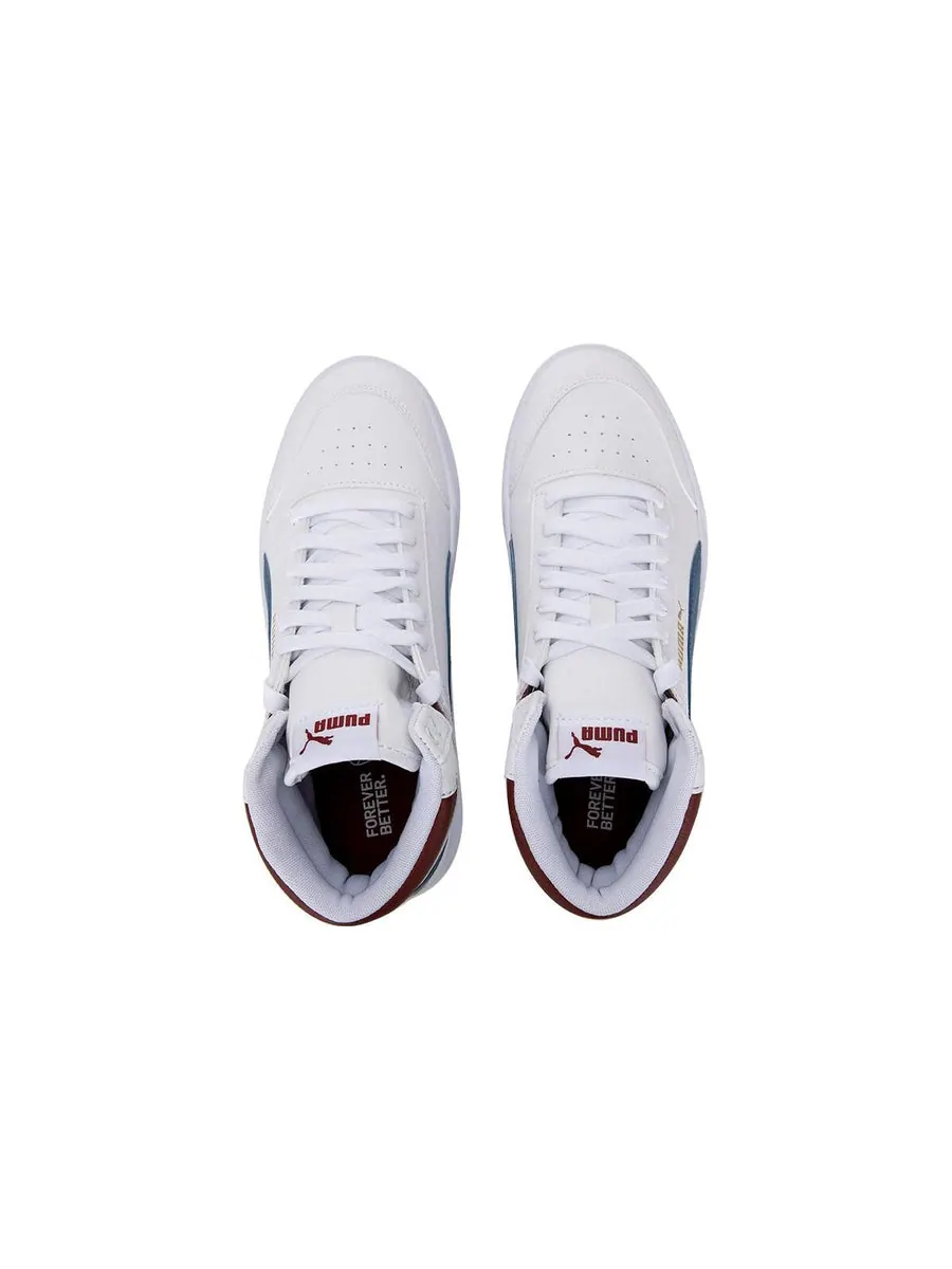 Кеды PUMA Shuffle Mid 'White Lake Blue' — изображение 3 из 5, белый