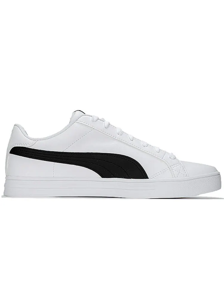 Кеды PUMA Smash Vulc V3 Lo 'White Black' — изображение 2 из 5, черный