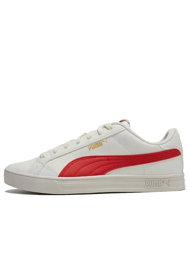 Кеды PUMA Smash Vulc V3 LO 'White Red' — изображение 1 из 4, белый
