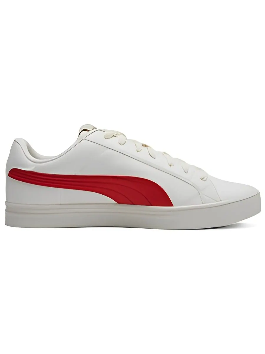 Кеды PUMA Smash Vulc V3 LO 'White Red' — изображение 2 из 4, белый