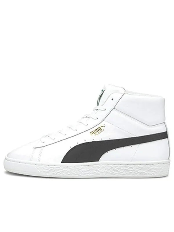 Кроссовки basket mid xxi sneakers black/white Puma — изображение 1 из 4, белый/черный