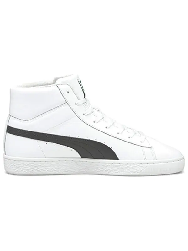 Кроссовки basket mid xxi sneakers black/white Puma — изображение 2 из 4, белый/черный