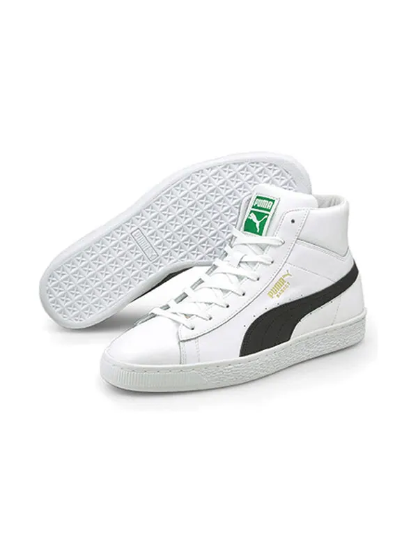 Кроссовки basket mid xxi sneakers black/white Puma — изображение 3 из 4, белый/черный