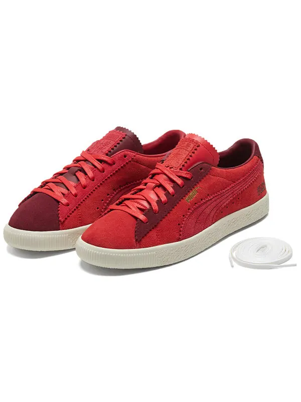 Кроссовки michael lau x suede vtg 'poppy red' Puma — изображение 3 из 4, красный/красный
