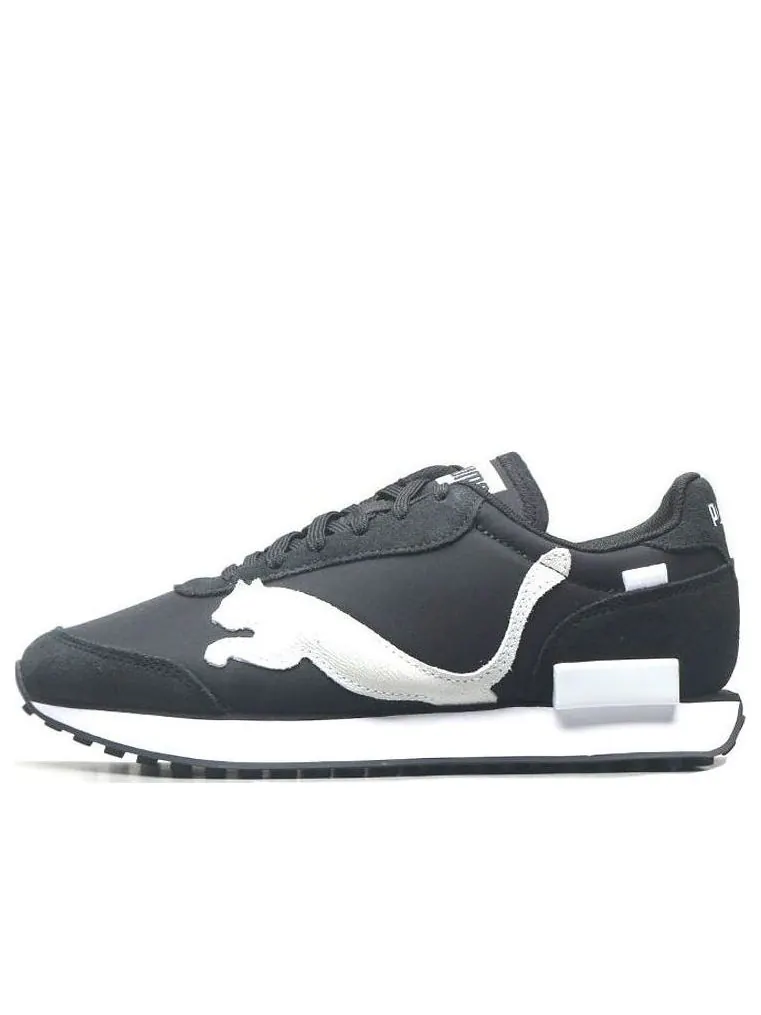 Спортивные кроссовки PUMA Unisex Future Rider Risk Alert Sports Shoes Black/White — изображение 1 из 4, черный