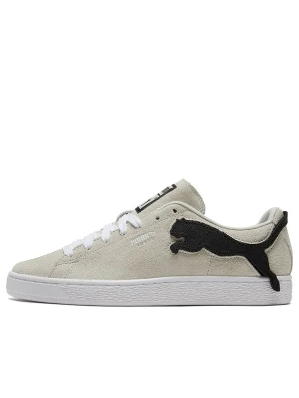 Кроссовки suede 'the cat - vaporous grey' Puma — изображение 1 из 4, серый/черный
