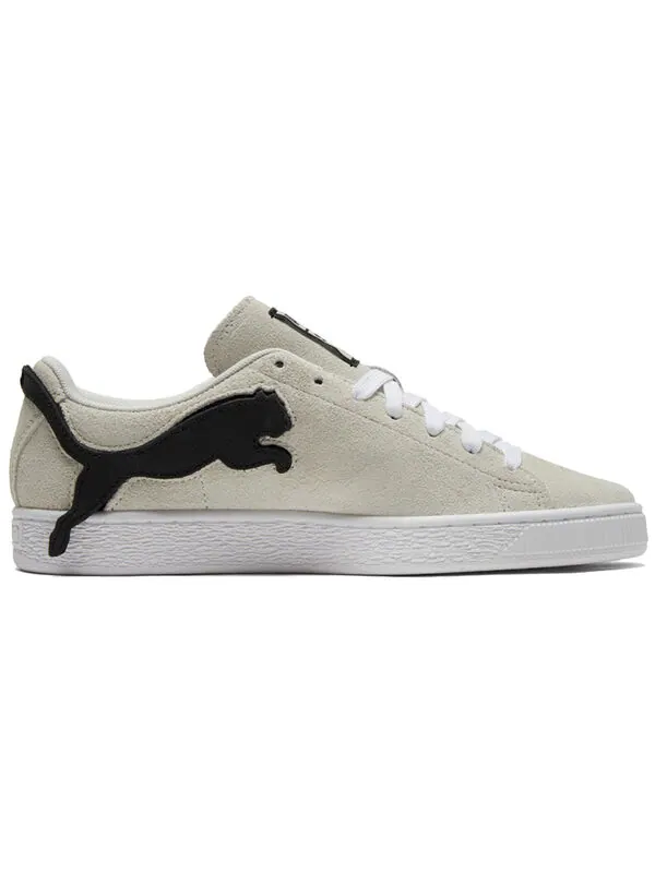 Кроссовки suede 'the cat - vaporous grey' Puma — изображение 2 из 4, серый/черный