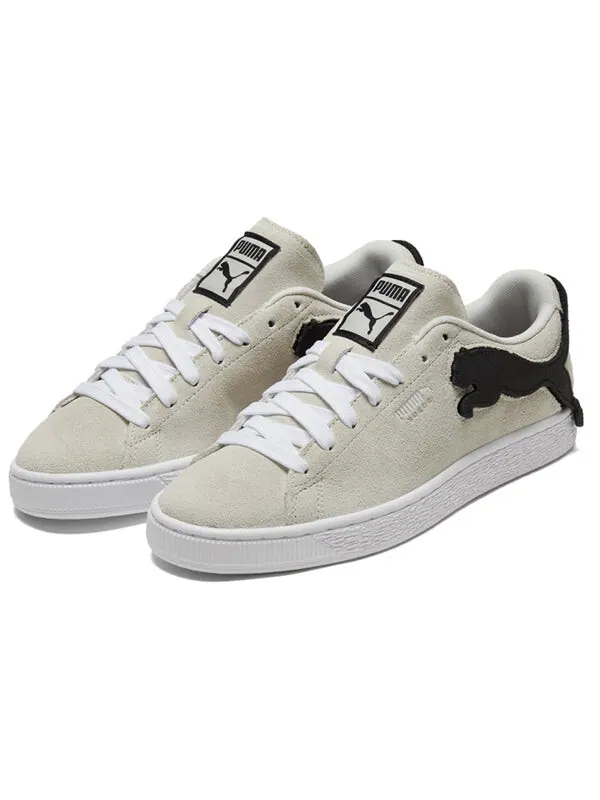 Кроссовки suede 'the cat - vaporous grey' Puma — изображение 3 из 4, серый/черный