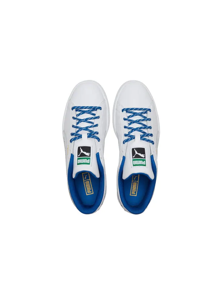 Кеды PUMA Basket New Heritage 'White Royal' — изображение 3 из 5, синий