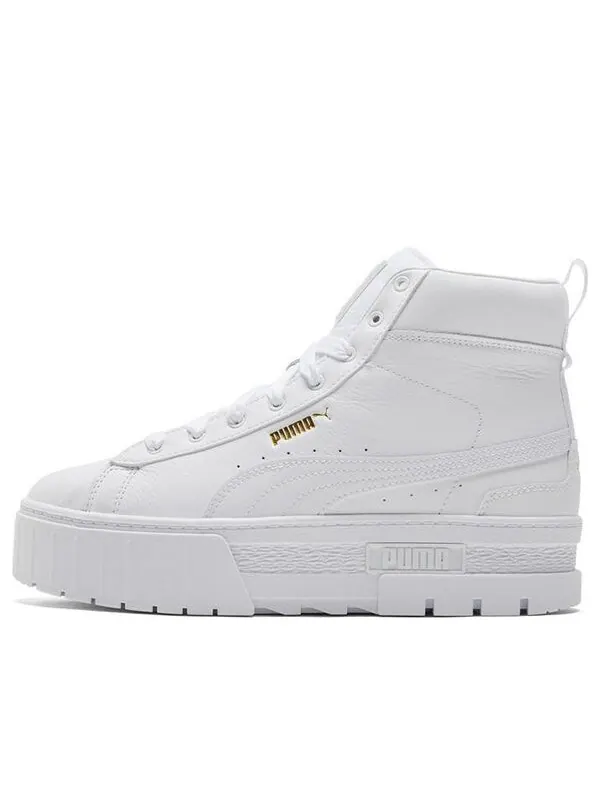 Кроссовки mayze mid 'triple white' Puma — изображение 1 из 4, белый