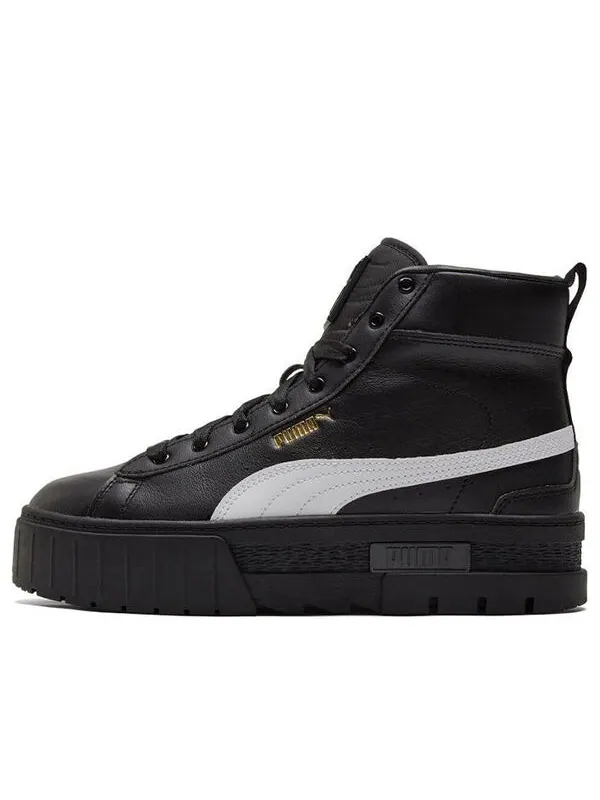 Кроссовки mayze mid 'black white' Puma — изображение 1 из 4, черный
