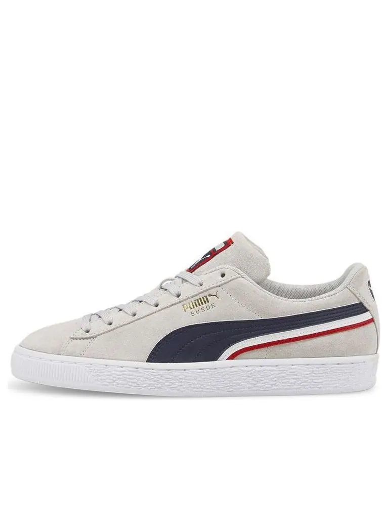 Кеды PUMA Suede 'Triplex - Grey Violet New Navy' — изображение 1 из 5, серый