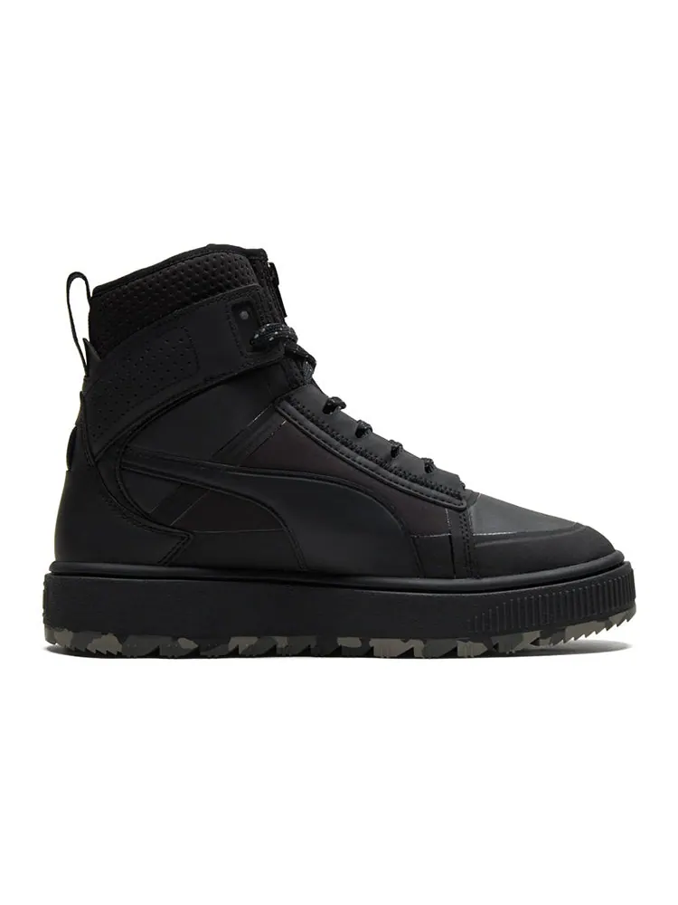 Кеды PUMA Suede Mid AD4PT 'Black Dark Shadow' — изображение 2 из 6, черный