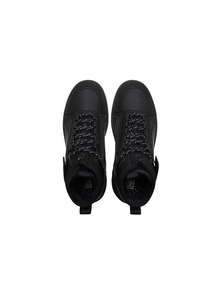 Кеды PUMA Suede Mid AD4PT 'Black Dark Shadow' — изображение 4 из 6, черный