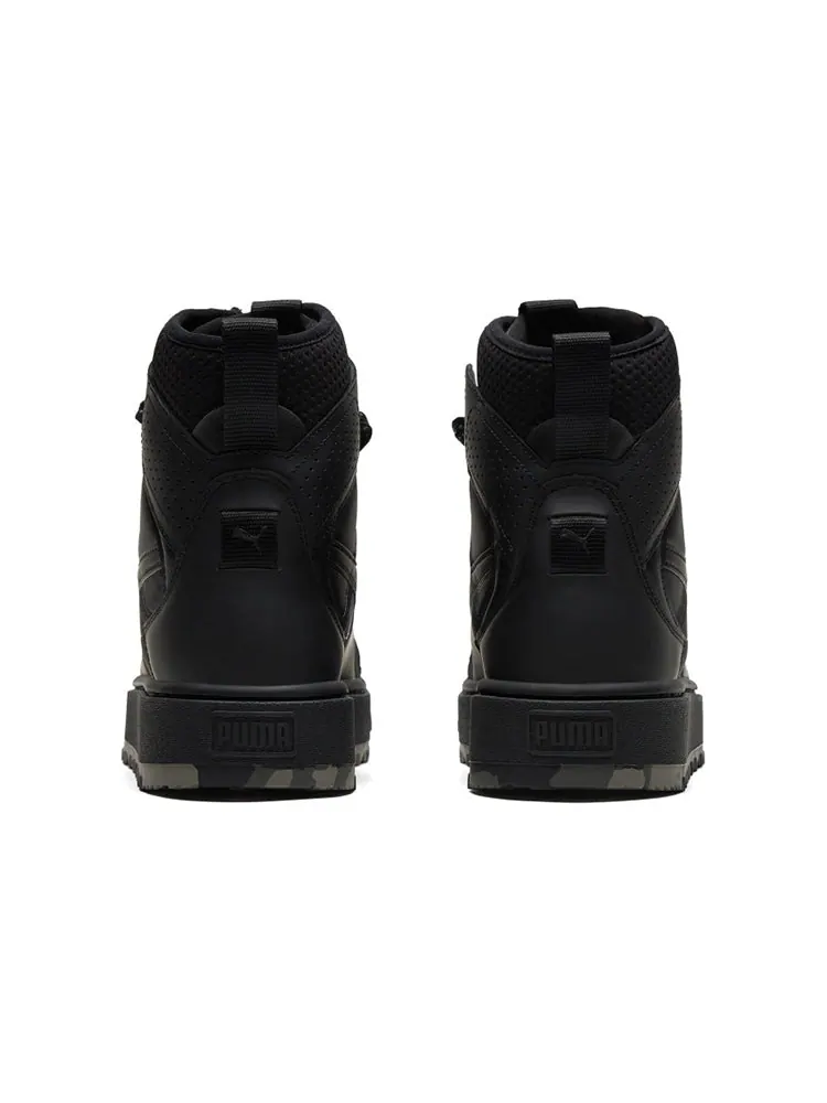 Кеды PUMA Suede Mid AD4PT 'Black Dark Shadow' — изображение 5 из 6, черный