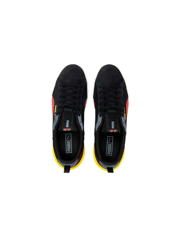 Кроссовки suede bloc 'black yellow red' Puma — изображение 3 из 4, черный/желтый/красный