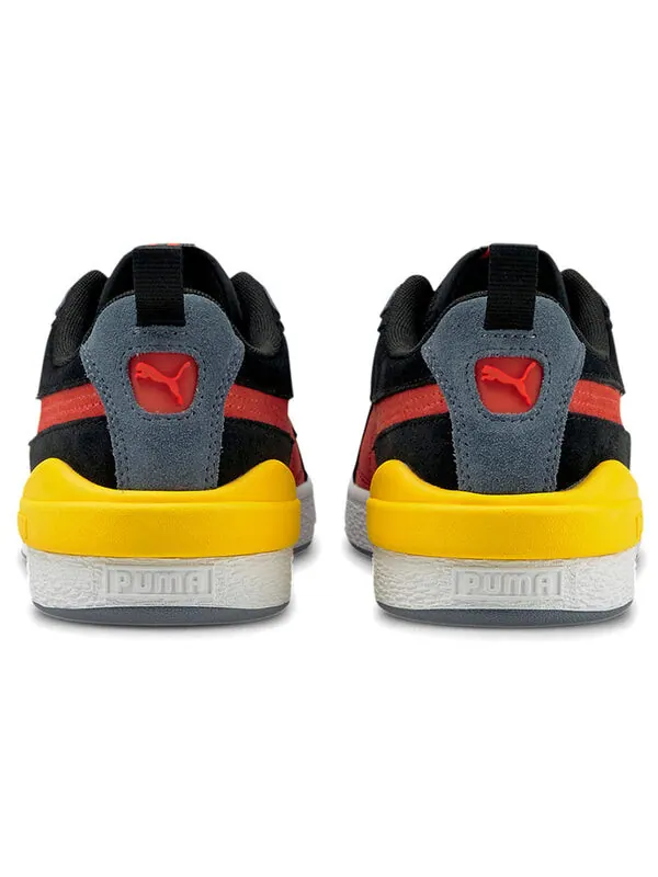 Кроссовки suede bloc 'black yellow red' Puma — изображение 4 из 4, черный/желтый/красный