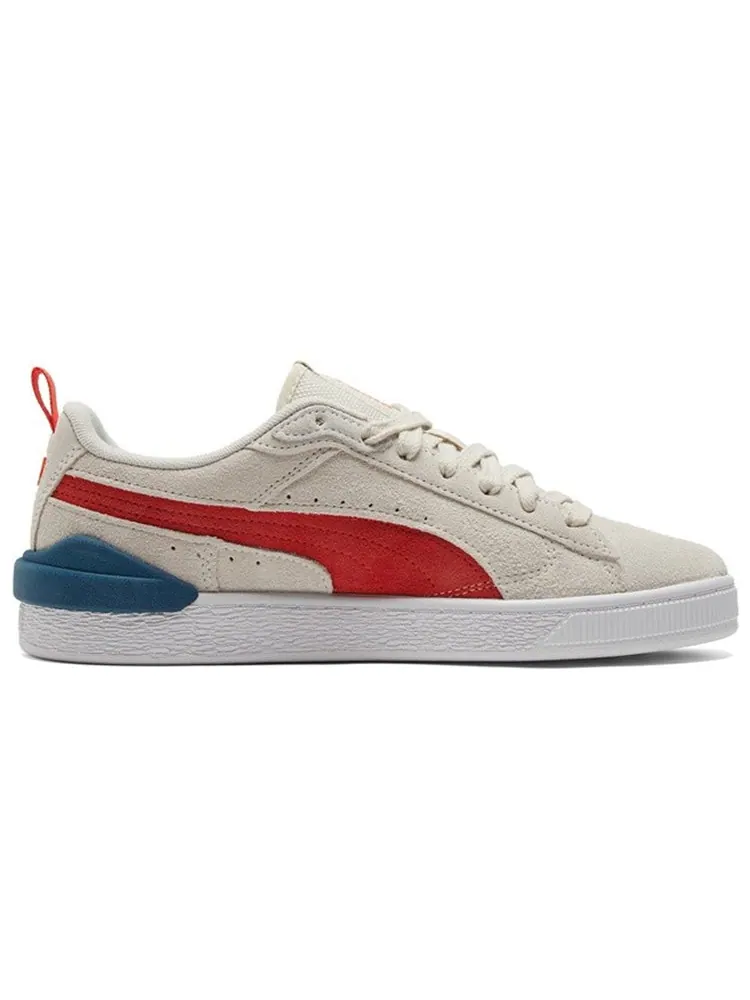 Кеды PUMA Suede Bloc 'Pristine Cherry Tomato' — изображение 2 из 5, красный