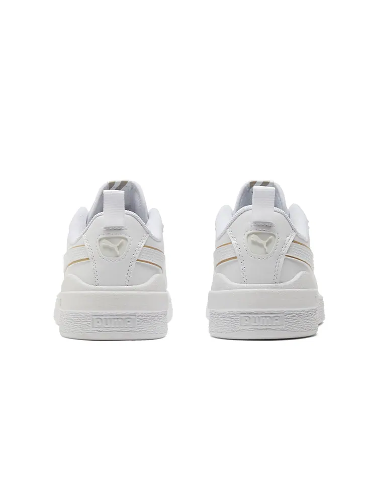 Кеды PUMA Suede Bloc 'Liquid Metal - White Team Gold' — изображение 5 из 5, белый