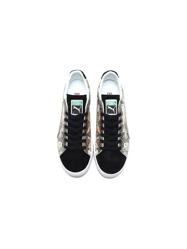 Кроссовки three tides tattoo x atmos x suede 'black white' Puma — изображение 3 из 4, черный/белый