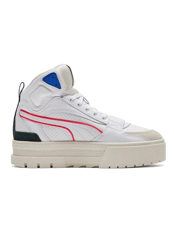 Кроссовки mayze mid 'white' Puma — изображение 2 из 4, белый
