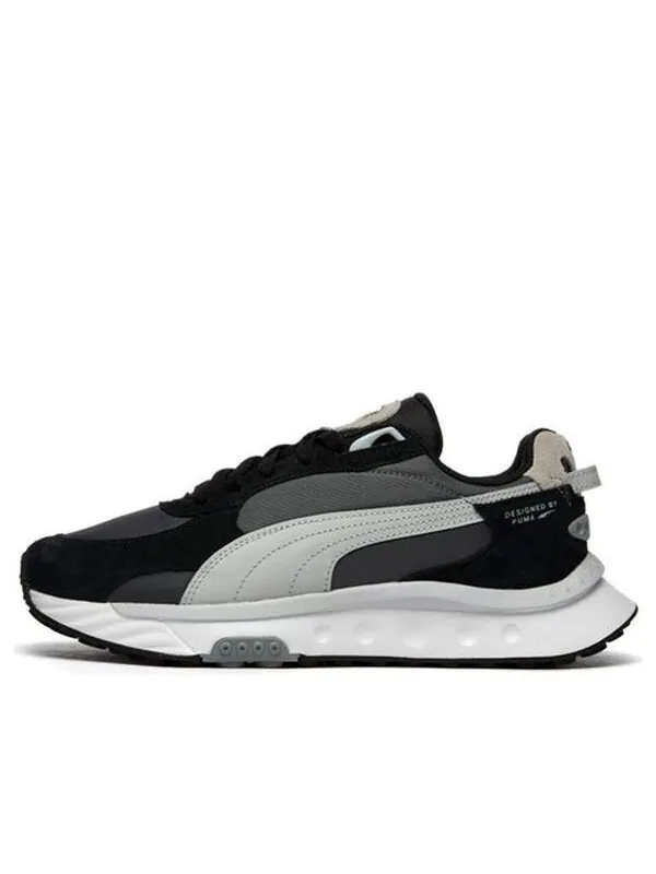Кроссовки wild rider 'rollin' - black castlerock' Puma — изображение 1 из 4, черный/белый/серый