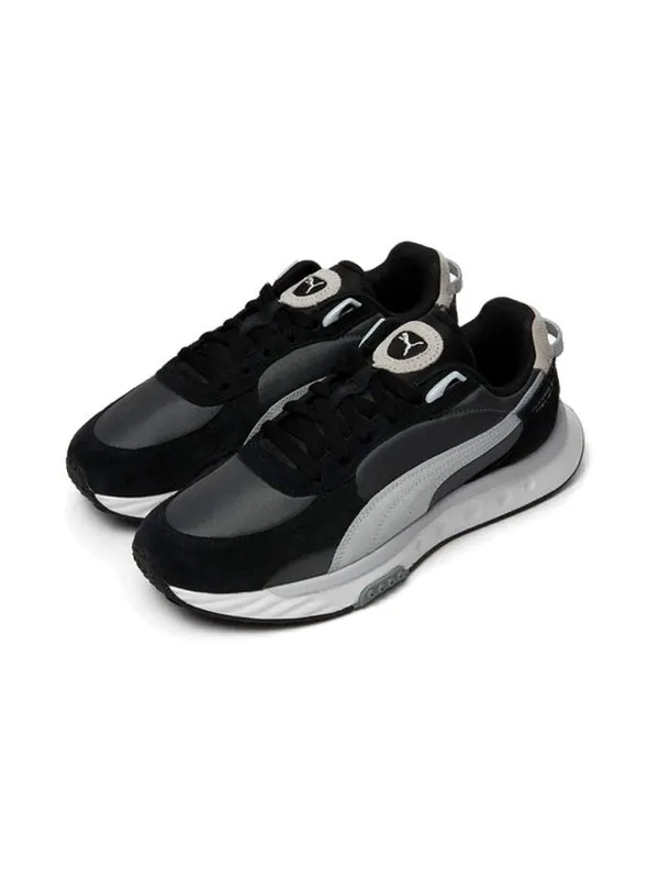 Кроссовки wild rider 'rollin' - black castlerock' Puma — изображение 2 из 4, черный/белый/серый