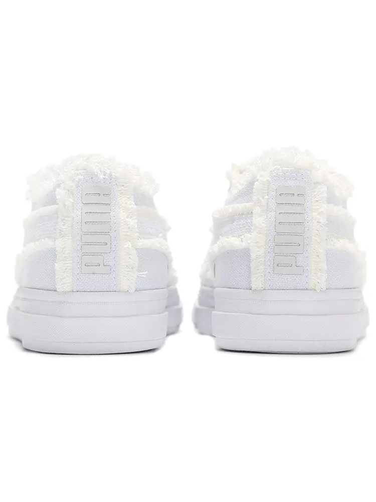 Кеды PUMA Capri 'Raw Cut - Triple White' — изображение 4 из 5, белый