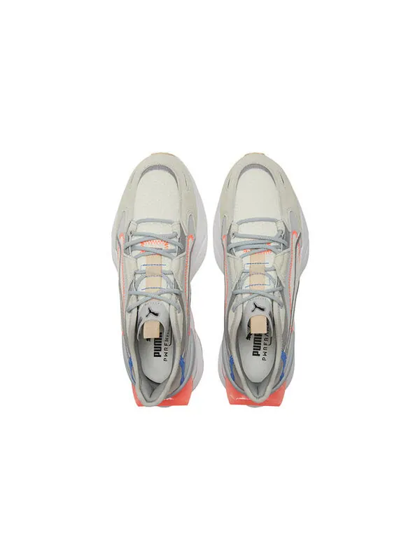 Кроссовки pwrframe op-1 cyber 'high rise vaporous grey' Puma — изображение 4 из 4, серый/оранжевый