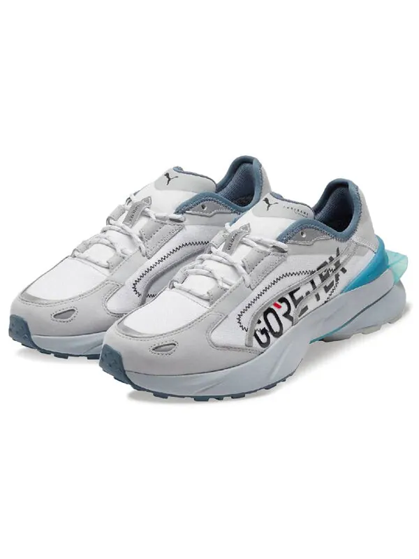 Кроссовки pwrframe op-1 gtx 'white high rise' Puma — изображение 3 из 4, белый/серый/синий
