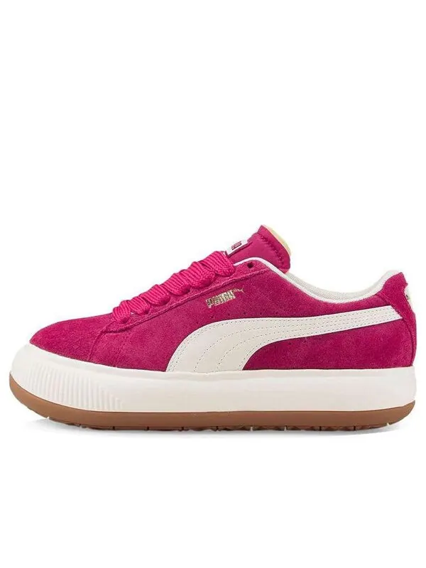 Кроссовки suede mayu up 'wine red creamwhite' Puma — изображение 1 из 4, винный красный