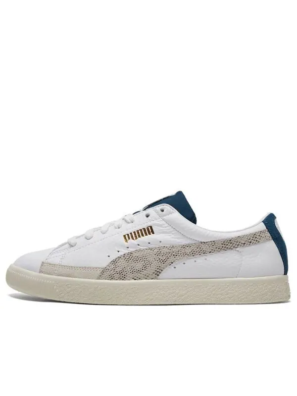 Кроссовки basket vintage 'snakeskin' Puma — изображение 1 из 4, белый/синий
