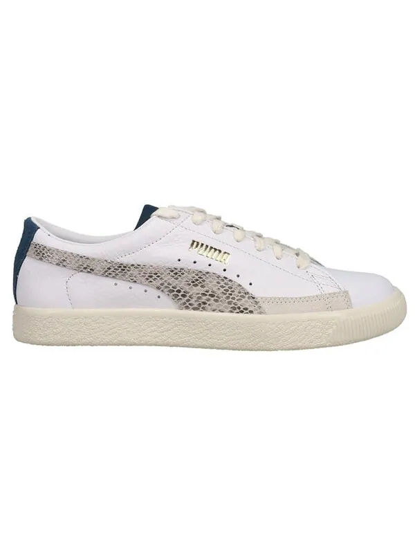 Кроссовки basket vintage 'snakeskin' Puma — изображение 2 из 4, белый/синий