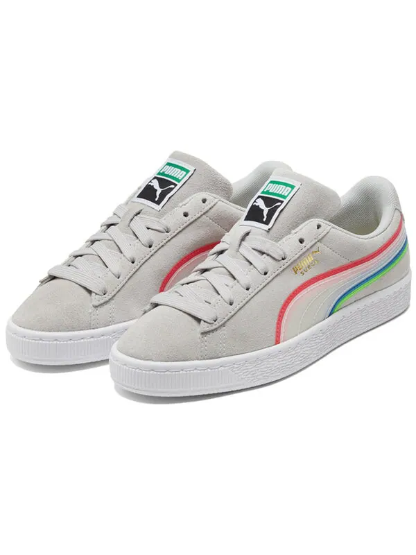 Кроссовки suede triplex tech 'grey violet' Puma — изображение 4 из 4, серый/белый