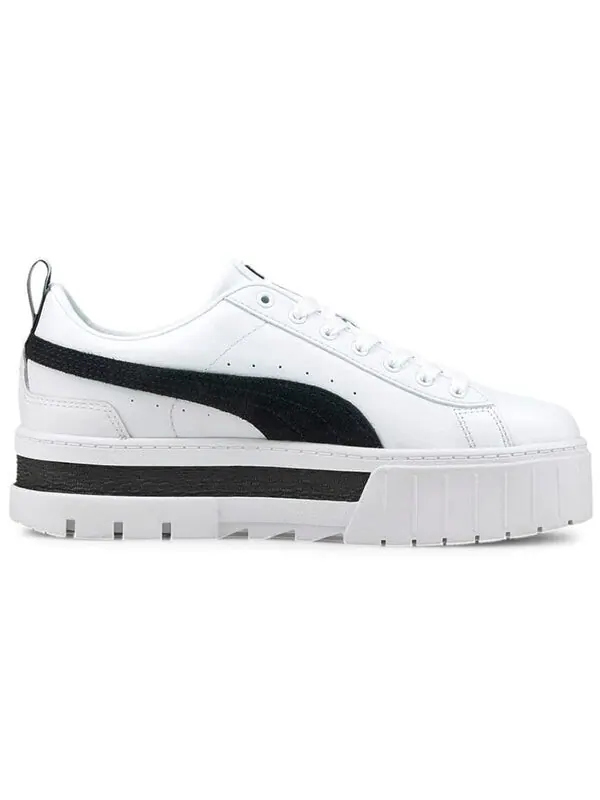 Кроссовки mayze 'white black' Puma — изображение 2 из 4, белый/черный